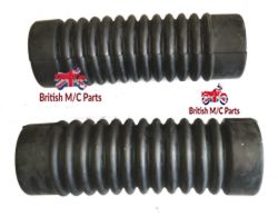 Fork Gaiters, BSA D14/4, B175, Bushman. Heavy Weight 97-3784  UK Made 