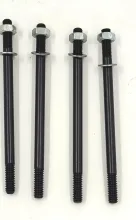BSA BANTAM Cylinder Barrel Studs ,Nuts and Washers D1/3 D5/7/10 D14 B175 Bushman 90-0111/1440 Black 