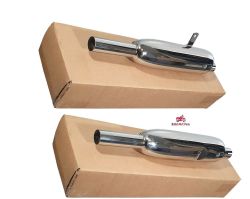 70-3935/6 Triumph 3TA 5TA T90 T100 T100R T100S  Silencers/mufflers E3935/36