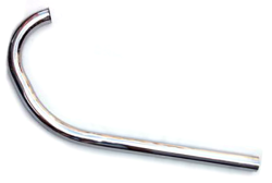 BSA Bantam D1 Rigid Exhaust Pipe.  90-3001 Under Footrest UK Made