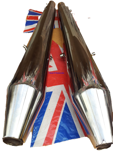 Silencers, Norton Peashooters FITS S TYPE UK Made 06-1312 