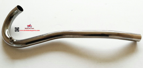 Triumph T20 Tiger Cub Exhaust Pipe,  outside Frame High Level Type UK Made E3883