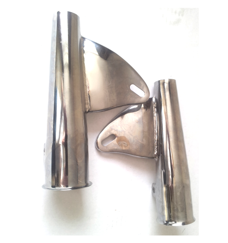 68-5176/78 BSA Fork Headlamp Holders UK Made Chrome