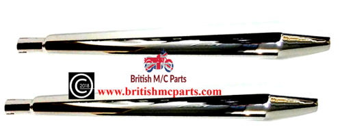 Silencers, Norton Peashooter without End Cone Seam  ( TOGA UK Made )  06-1978